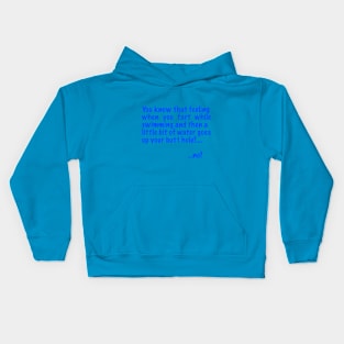 Underwater Fart Kids Hoodie